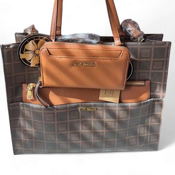 ✰ steve madden blivia travel tote set ✰ - Picture 1 of 8